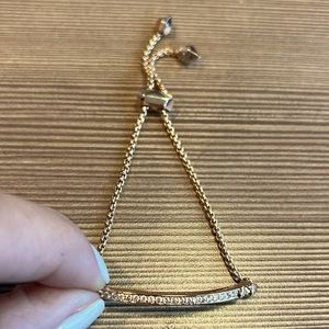 Kendra Scott Ott adjustable bracelet in rose. Gold, perfect condition.In stores.